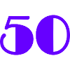 50. HAPPY BIRTHDAY. HAPPY BIRTHDAY