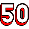 50. HAPPY BIRTHDAY. JOYEUX ANNIVERSAIRE
