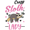 Crazy Sloth Woman