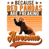 Red Panda Cadeau Panda Rouge