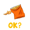 Chips Eating Snacks Candy Gift