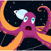 Octopus im Weltall