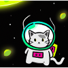 Katze im Weltall