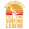 Retired architect windsurfing legend