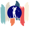 Retro rainbow golf