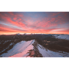 Alpine sunrise on agrafa mountains