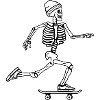 Skater Wildchild Skeleton
