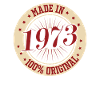 Fabriqué en 1973 Anniversaire