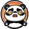 Panda Coucher de soleil