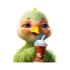 Poulet mignon avec boisson gazeuse
