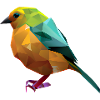 Polygon Bird Design