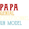 Papa genial exceptionnel un model