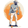 The petanque player