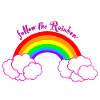 follow the Rainbow wolken