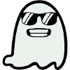 Ghost with Sunglasses