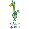 Gans grün im Frühling
