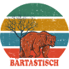 Retro Bear Bärtastisch