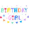 BIRTHDAY GIRL TYPO