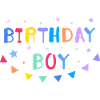 BIRTHDAY BOY TYPO