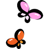 Bunte Schmetterlinge