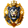 Löwe mit Wappen