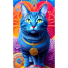 Schöne kurzhaarige Hauskatze