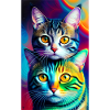 Wunderbare kurzhaarige Hauskatzen