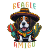 Beagle Amigo Mexican Sombrero Beagle