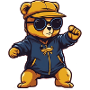 Dancing teddy bear