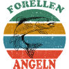 Retro Forellen Angeln
