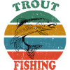 Retro Trout Fishing