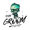 Team Groom Wedding Skeleton