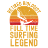 Retired biologist windsurfing legend
