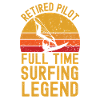 Retired pilot windsurfing legend
