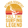Retired scientist windsurfing legend