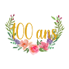 Anniversaire fleurs 100 ans