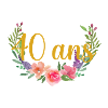 40 ans annivesraire floral