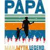 PAPA Man. Myth. Legend Design