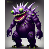Green Purple Gonzo