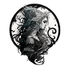 Gothic Aquarius Woman