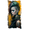 Tatouage Punk Rock Girl Punkrock