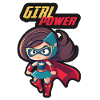 Superhjälte Girl Power