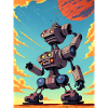 50s Cartoon - Crazy Robot - Sci-Fi