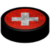 Team Switzerland Hockey Puck