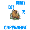 Crazy Boy Capybara Gift