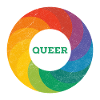 Rainbow Ring "Queer" green