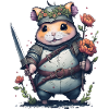 Hamster-Samurai: Ninja Hamster-Held