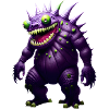 Purple Green Monster