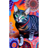 Wunderbare kurzhaarige Hauskatze