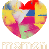 Maman cœur graphique